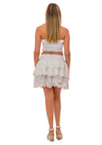 2649 White Cotton Skirt