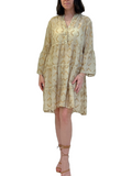 2481 Ivory Cotton Shirt dress