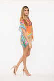 651 orange kaftan