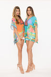 651 orange kaftan
