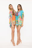 651 orange kaftan
