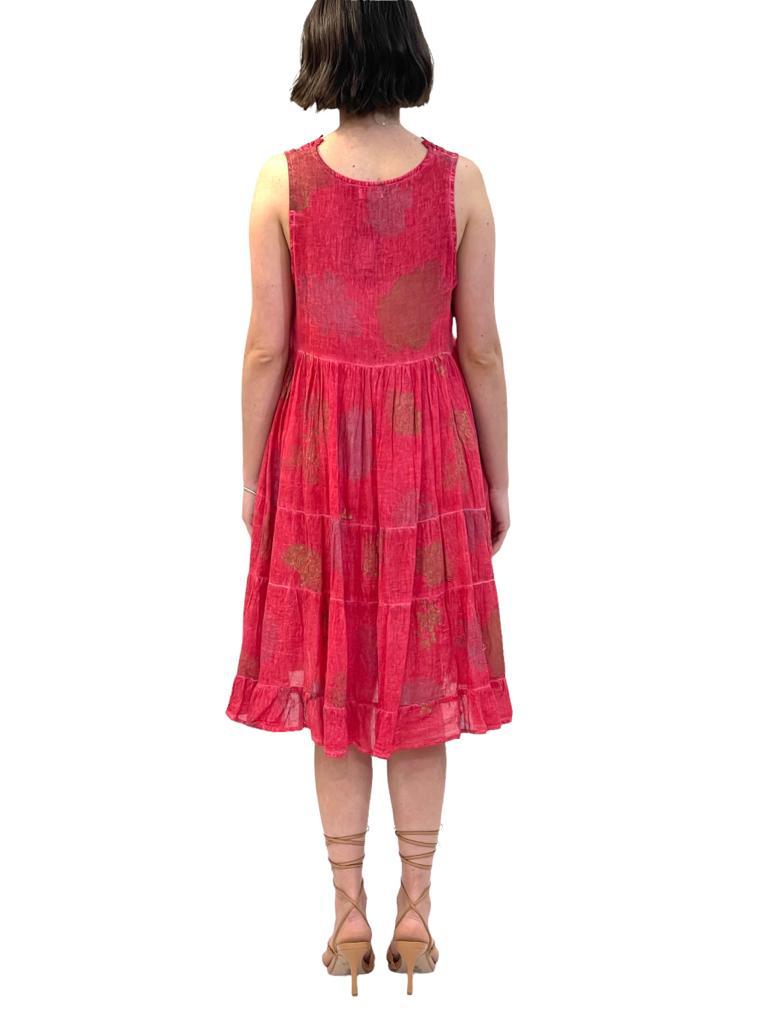 2495 Coral Sleeveless Mini Dress  Ranee's
