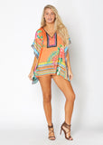 651 orange kaftan