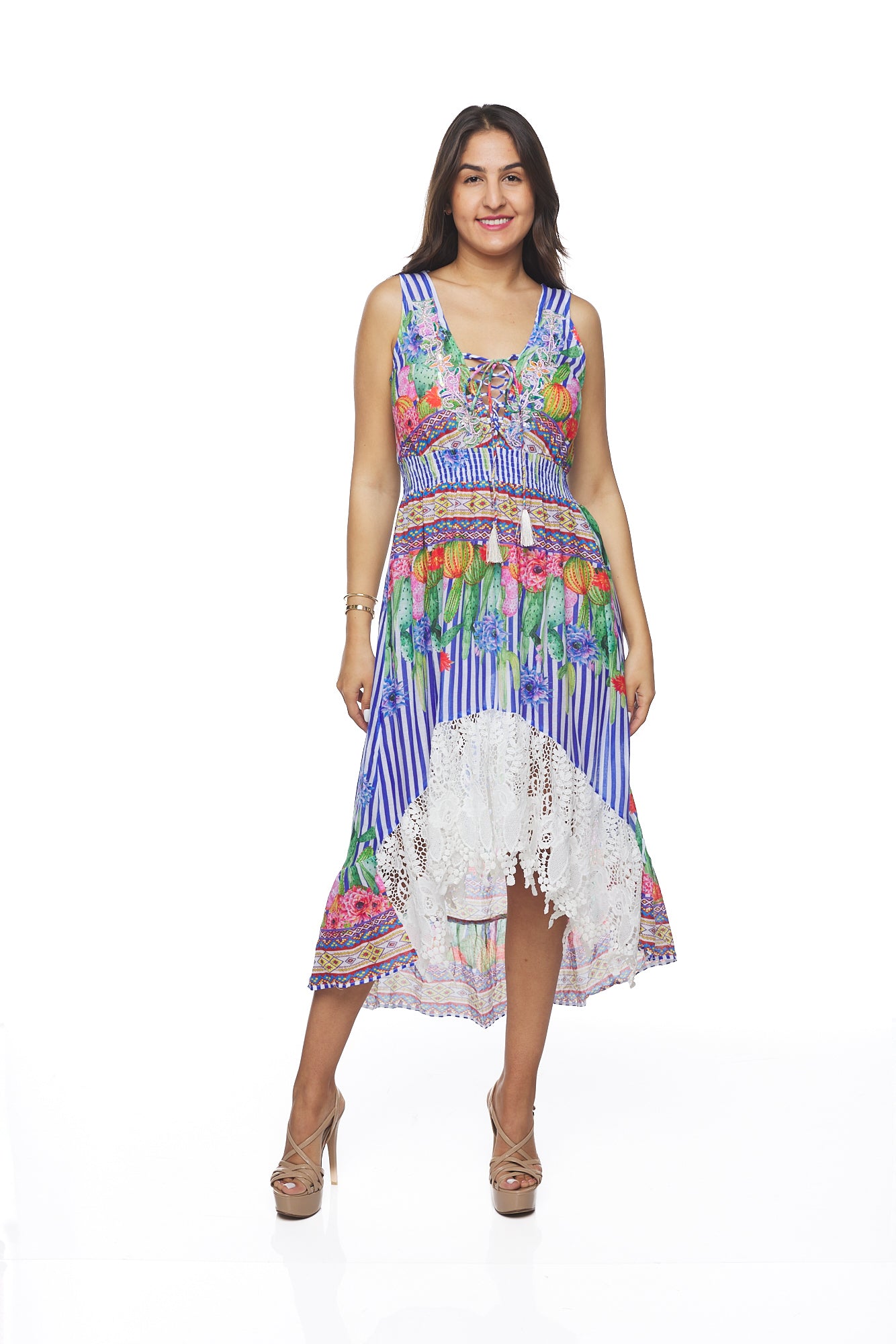dresses resort wear 2025 Abomasnow Women's Summer Maxi Dress 2025 Resort Wear Boho Floral V Neck Short Sleeve Ruffle Flowy Beach Long Dresses with Belt