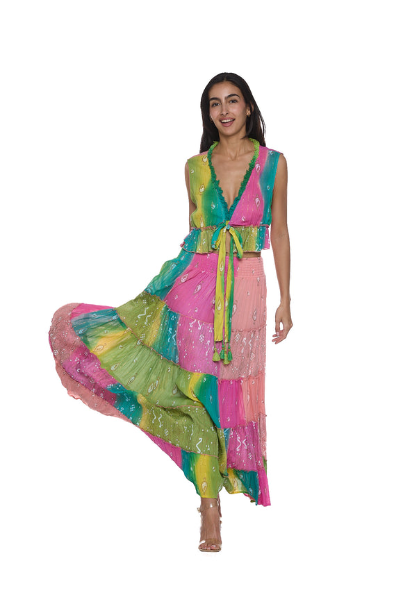 2486 MAXI SET  DRESS