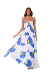Blue Daisy Breeze Maxi Dress-26938