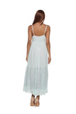 sky blue maxi dress- 3026