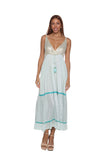 sky blue maxi dress- 3026