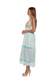 sky blue maxi dress- 3026