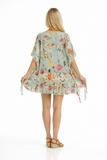 Printed cotton kaftan