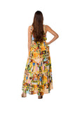 Mediterranean Resort Maxi Dress-AKC-31805