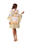 Butterfly Garden Floral Dress-AKC-31807