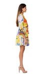 Mediterranean Mykonos Resort Mini Dress – AKC-31812