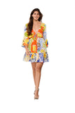 Mediterranean Mykonos Resort Mini Dress – AKC-31812