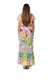 Tropical Garden Maxi Dress -AKC-31816