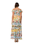 Positano Off-Shoulder Floral Maxi Dress-AKC-31819