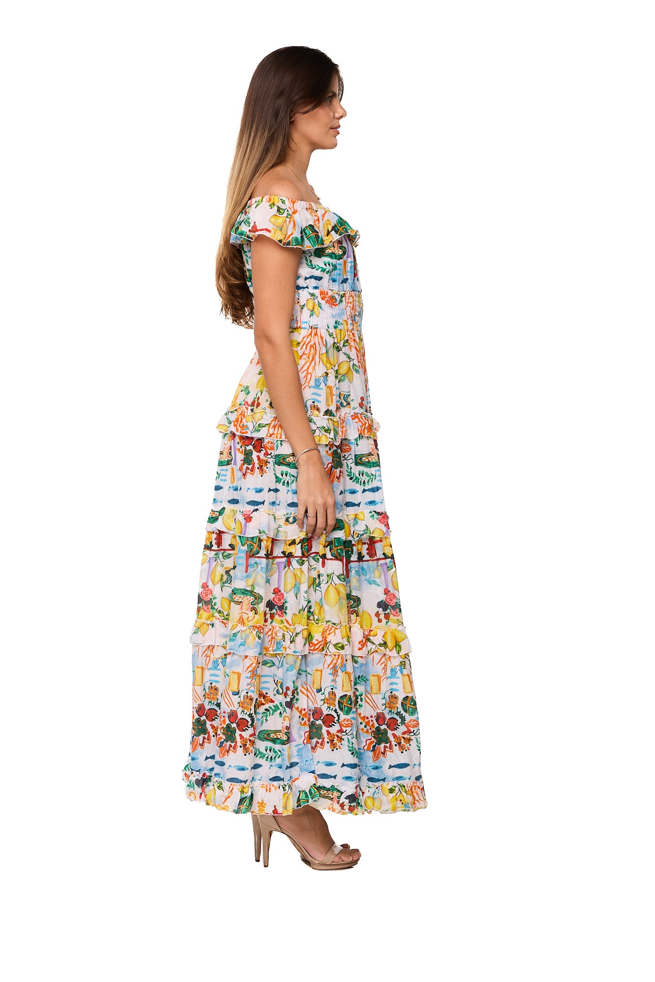 black floral maxi dress Black Floral Mesh Overlay Fitted Maternity Maxi Dress
