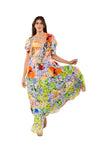 Tropical Garden Maxi Dress -AKC-31816