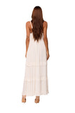 B0-2920 Viscose long ivory dress 2026 collection
