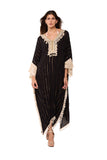 Beautiful black long kaftan 2026 collection bo-2997