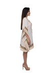 Ivory short kaftan c-1554 2026 collection