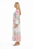 Printed cotton kimono