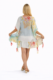 Printed cotton kaftan