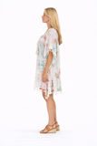 Printed cotton kaftan