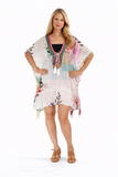 Printed cotton kaftan