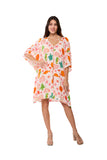 Tropical Reef Print Beach Kaftan