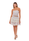 2649 White Cotton Skirt