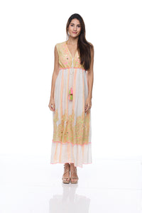 R-101 long COTTON dress