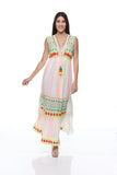 R-103 long COTTON dress