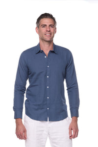 124 linen men shirts