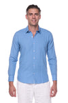 125 linen blend men shirts