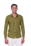 122 linen blend men shirts