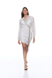 sd-157 embellished short robe Ranee's