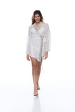 sd-157 embellished short robe Ranee's