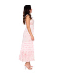 4040 White viscose dress