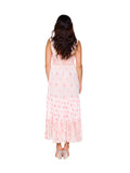 4040 White viscose dress