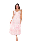 4040 White viscose dress