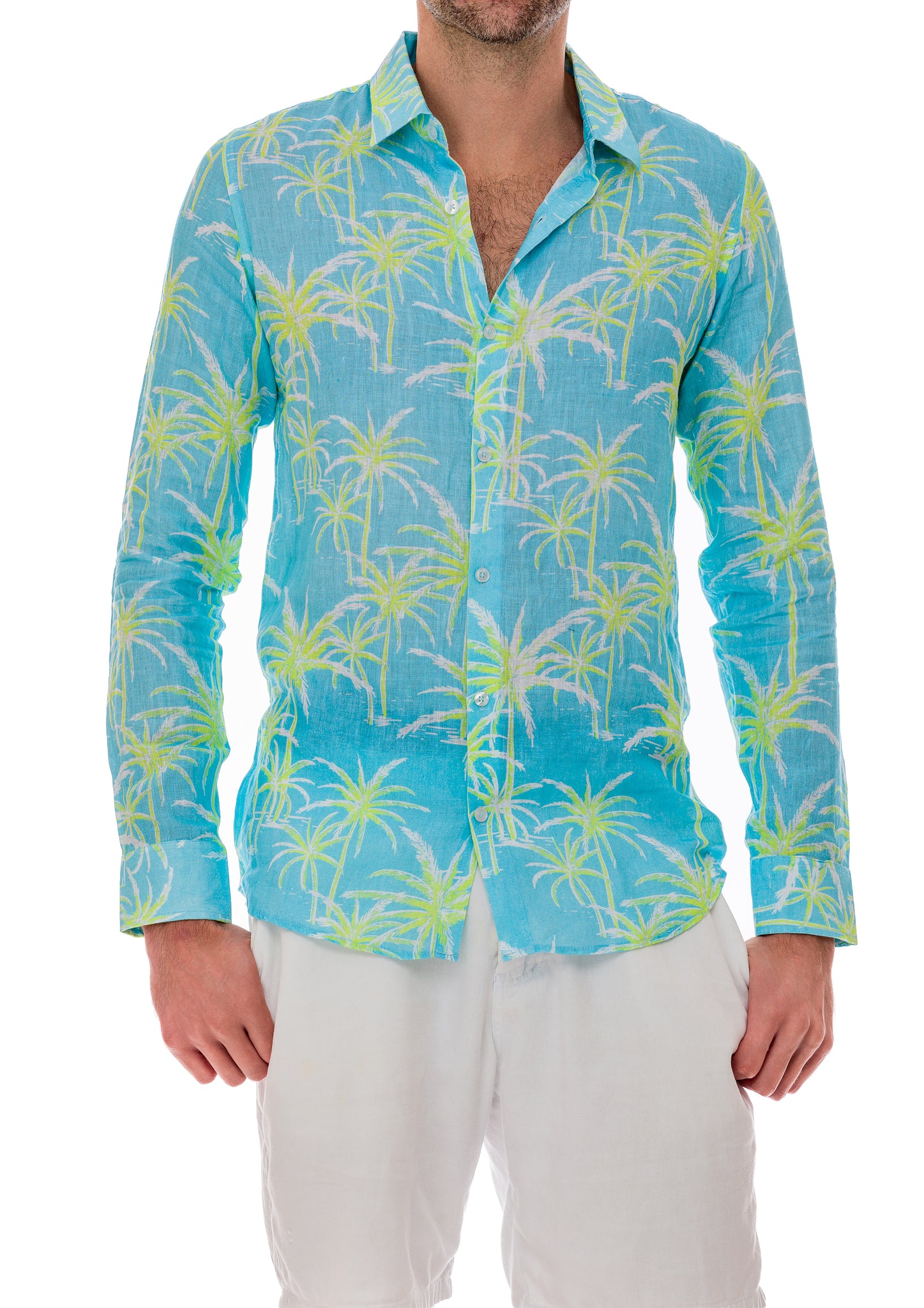 miami palm dress shirt 3089 pink palm shirt Ranee's