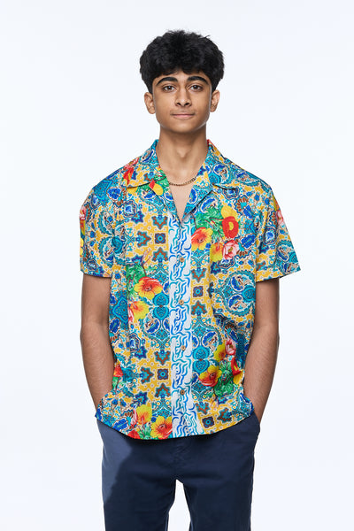 ENFOLD SOMELOSブロード Men’S SHIRT S-144 MEN SHORT-SLEEVES SHIRTS – Ranee's