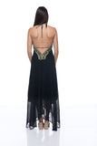 sd-164 embellished long halter dress Ranee's