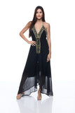 sd-164 embellished long halter dress Ranee's