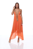 sd-164 embellished long halter dress Ranee's