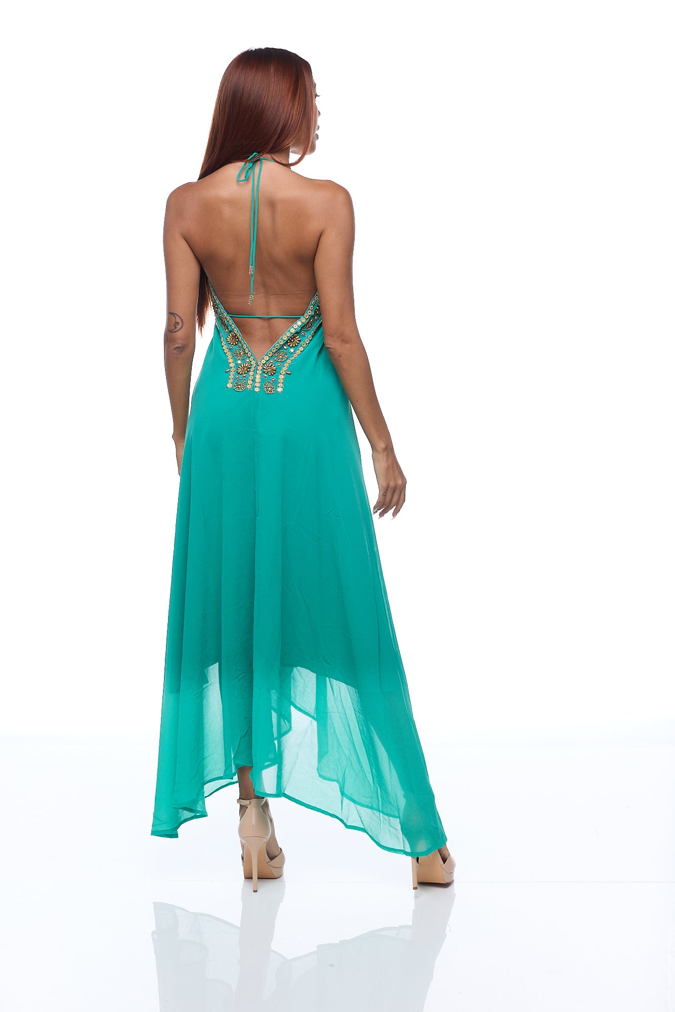 sd-164 embellished long halter dress Ranee's sd-164 embellished long halter dress Ranee's