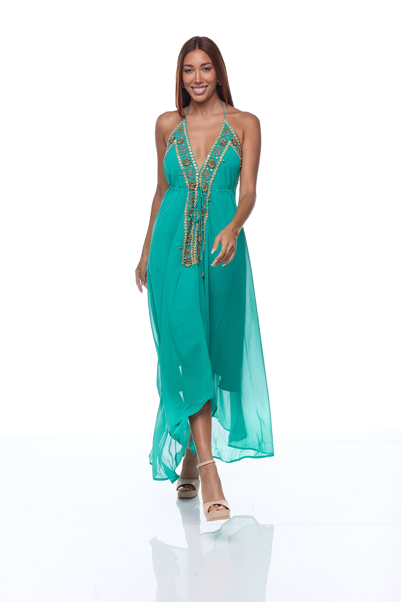 sd-164 embellished long halter dress Ranee's sd-164 embellished long halter dress Ranee's
