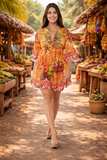 Tropical Island Market Mini Dress-26533