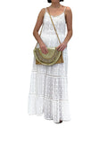 BG-01-1134 Gold Embellished Jute Clutch